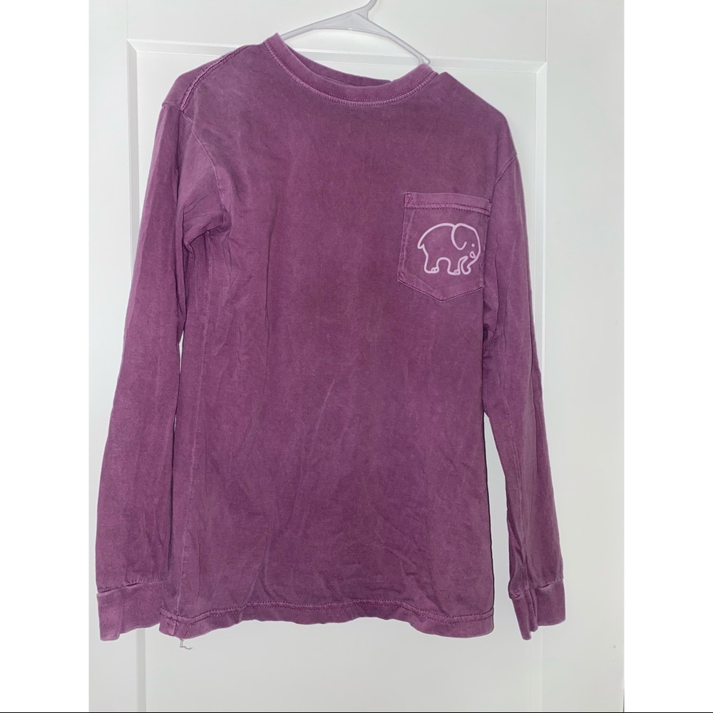 Burgundy Ivory Ella Long Sleeve